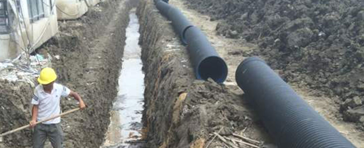 鋼絲網骨架複合（hé）管項目案例